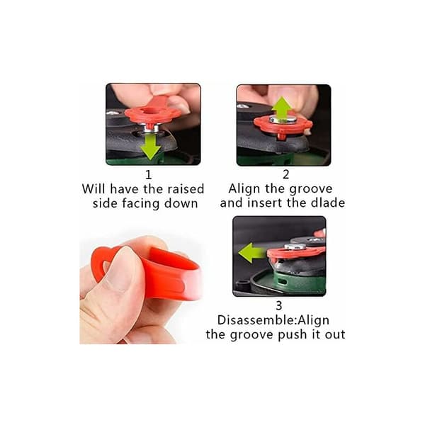 Kantklipparblad, 100 st plastutbytesblad, plastkantsklipparblad, kantklipparutbytesblad i plast för kanttrimmer