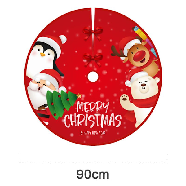 God Jul Gran Julgransmatta, Rustik Heminredning, Nyårshelgfest Gårdsinredning (stil 2)