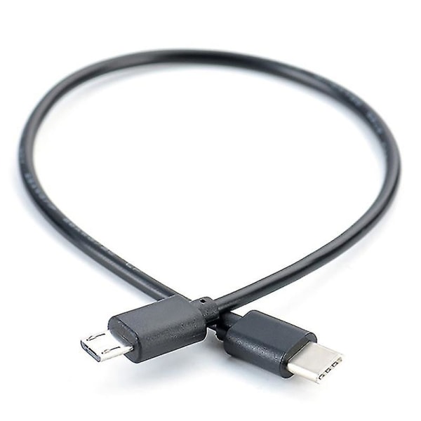 Type C USB-C til mikro-USB-kabel Micro B USB Type C-ledning hann-til-hann-datakabel（1M）