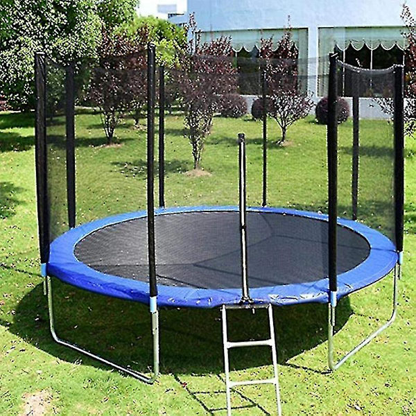 Trampoline Beskyttelsesmatte Trampoline Sikkerhetspute Rund Fjærbeskyttelsesdeksel Vanntett（12 fot）