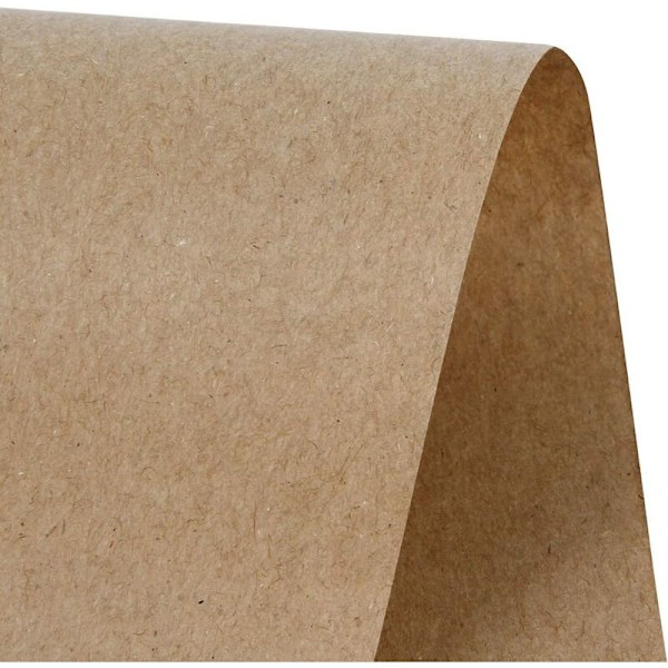 Rulle brunt kraftpapper - 30 cm x 30 m - Naturligt återvunnet papper för presentinslagning, gör-det-själv, förvaring, förpackning, frakt, dekorativ pappersförpackning
