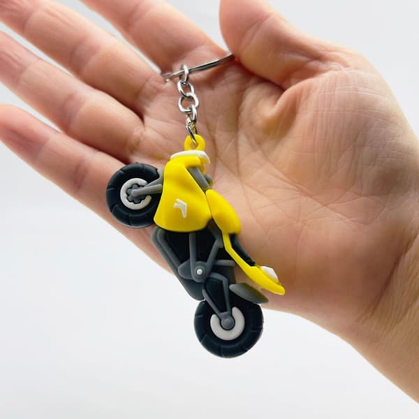Trendig Cool Motorcykel Nyckelring