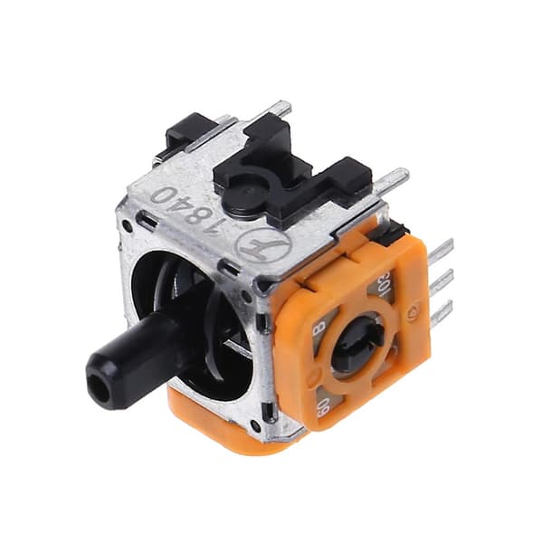 3d Analog Joystick Stick Thumb Stick Modul Ersättning (Gul)
