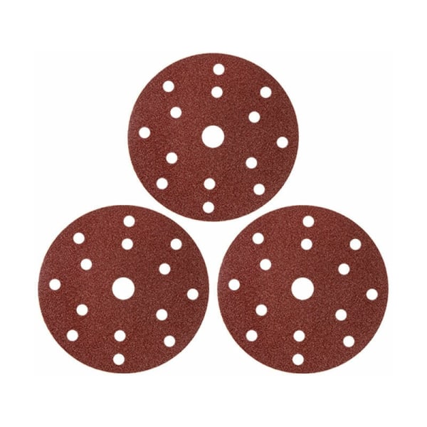 FlkwoH 150mm Slippapper & 150 Slippapper 150mm Självhäftande Slippapper 100 Korn 50 Slippapper Idealisk för Slipmaskin,Lonvrèe