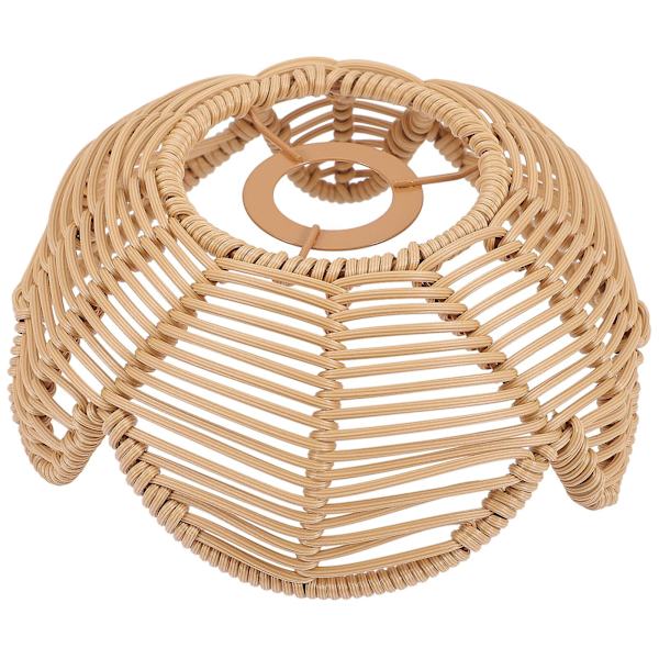 Dekorativ lampskärm retro lampskärm taklampskärm lantlig stil lampskärm (20.00X9.00X8.50CM, som visas på bilden)