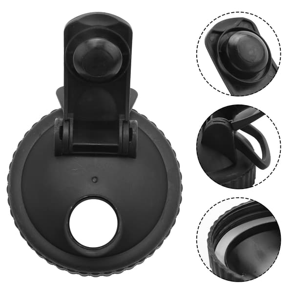 Burklock - 4-pack konserveringslock med flipplock, läckagesäkra förvaringslock med enkel hällpip