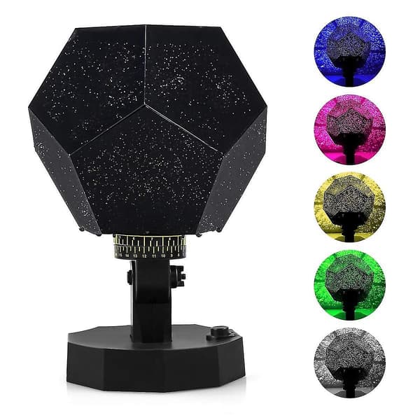 Diy Science Sky Projection Night Light Projector Lamp, Phantom Star Projector Night Lamp Med 5 Färger För Barn Vuxna Sovrum