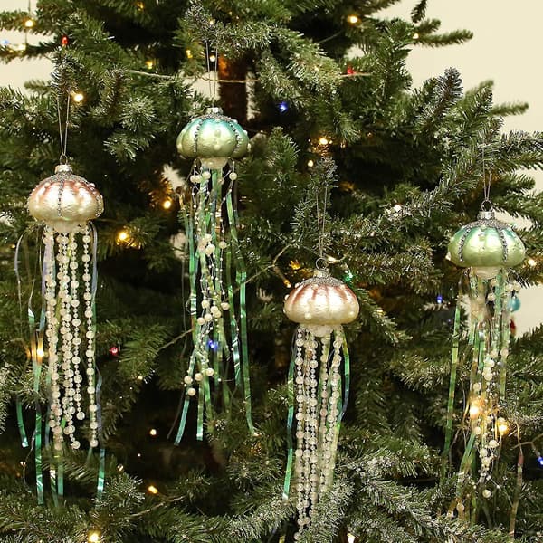 Glasmaneter julgransprydnader Kustjulgran Dekorationer
