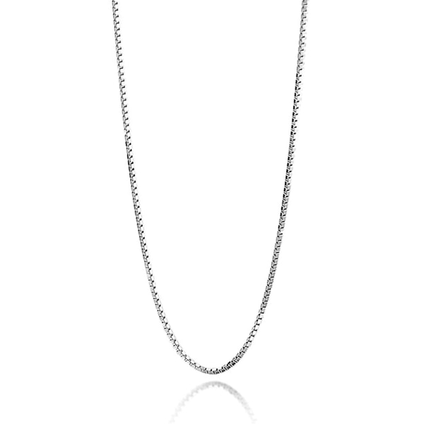 925 Silver Snake Bone Halsband, 16in Förgylld Hänge Smycke