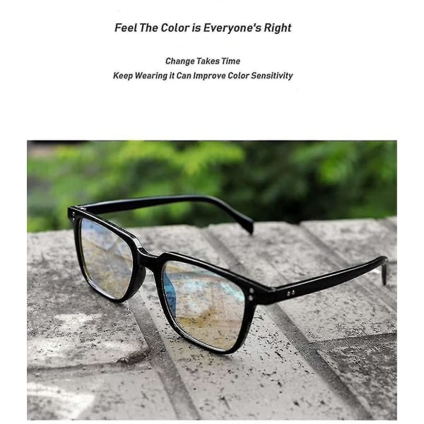 Nye 2023 mænds farveblindbriller Rødgrønne blinde briller til udendørs og indendørs brug Guangzhou