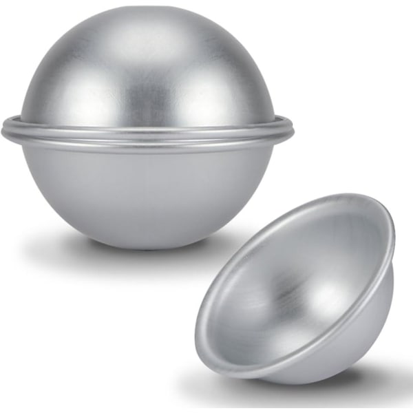 En aluminium bageform (10 cm) halv kugle kagekopper dessert budding