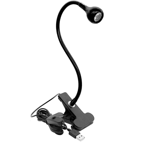 Klippläslampa Boklampa USB Sängnattlampa med 3 Färglägen Dimmer Ögonskydd Perfekt för Nattläsning