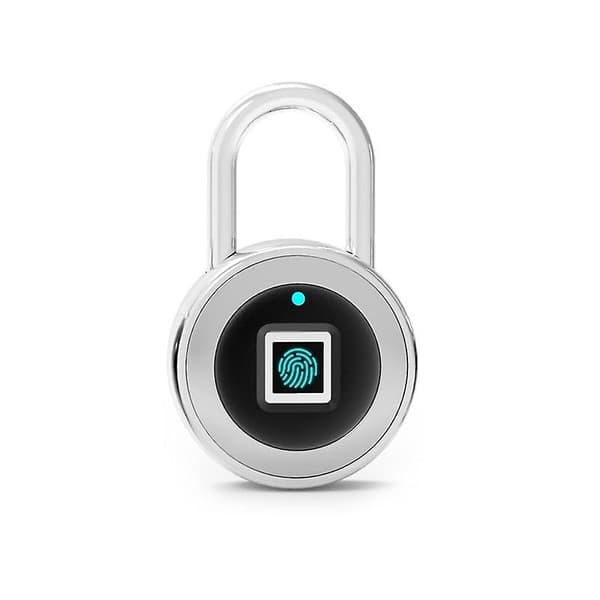 Fingeravtryckslås smartlås fingeravtryck stöldskydds lås（Svart）