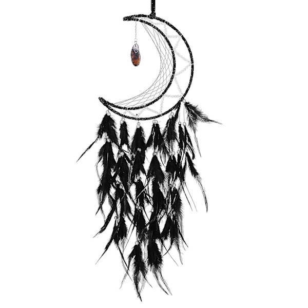 Drömfångare Väggdekoration Hängande Dekoration Halloween Gotisk Drömfångare (60X20 cm, Svart)
