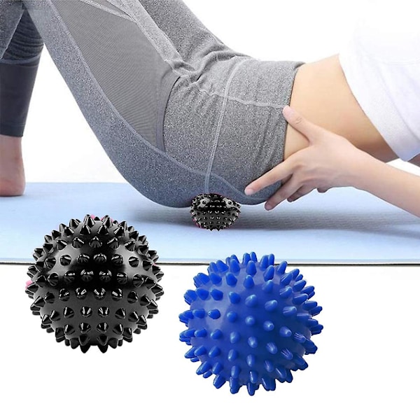 Hieront pallo | 2 kpl Fitness Fascia Hieront pallo - Tummansininen + Musta 7 cm