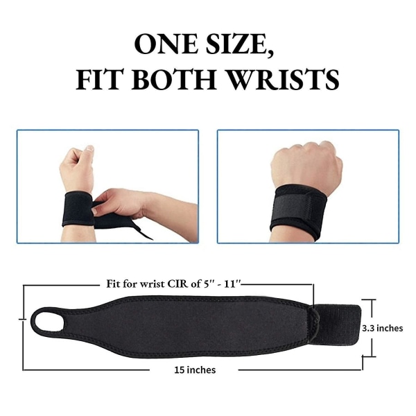2-pack justerbart sport handledsstöd - handledsstöd för karpaltunnelsyndrom för smärtlindring