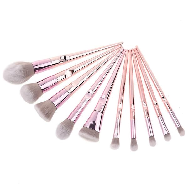10 Fingeravtrycks sminkborste set