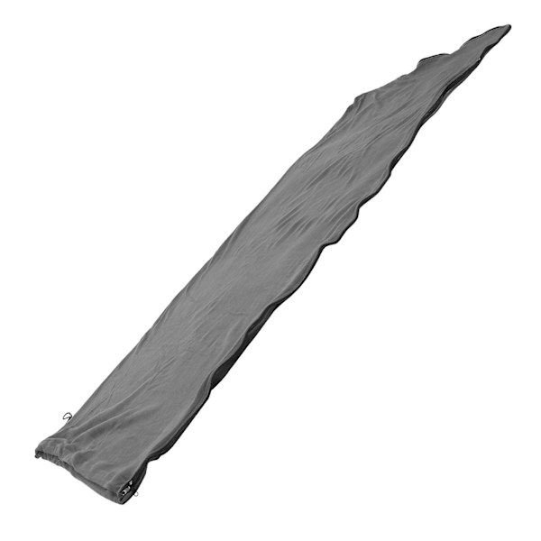 Sovesekk, fleece sovesekk, utendørs sovesekk, konvoluttformet sovesekk (180.00X75.00X0.50CM, grå)