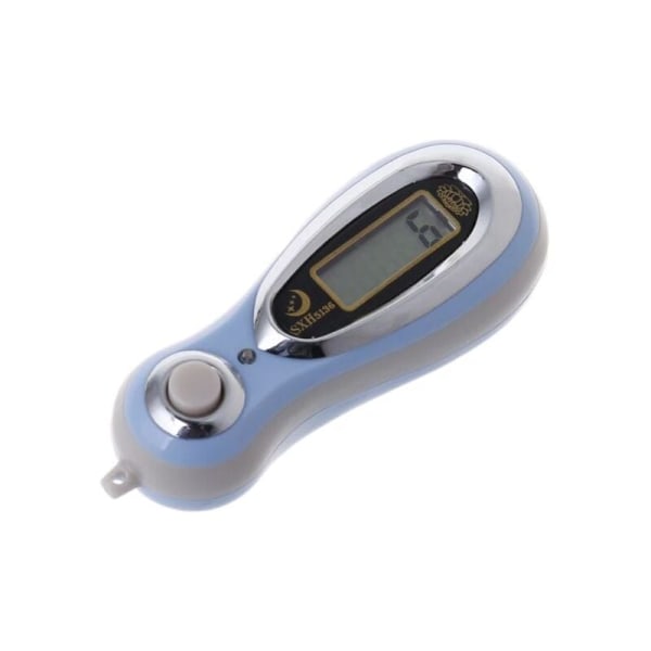 Ny typ av termisk LCD-display Elektronisk digital räknare MP3 manuell räknare med snöre slumpmässig färg 1 st