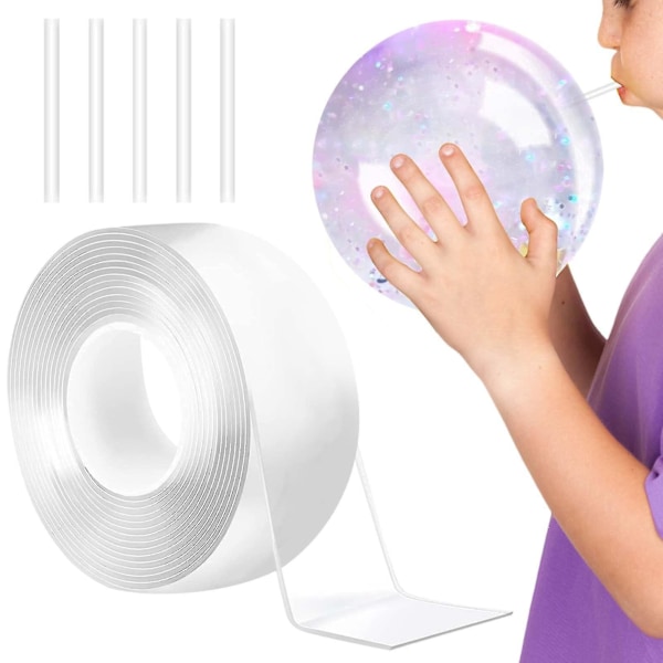 Liima Teippi Kuplat Lelut Nano Teippi Kuplat Nano Teippi Kuplien Tekemiseen（0.2CMX3CMX200CM）