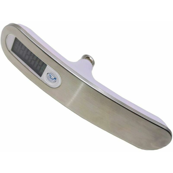 Bärbar digital bågskala 50 kg med transparent LCD-display g/oz/kg/lb