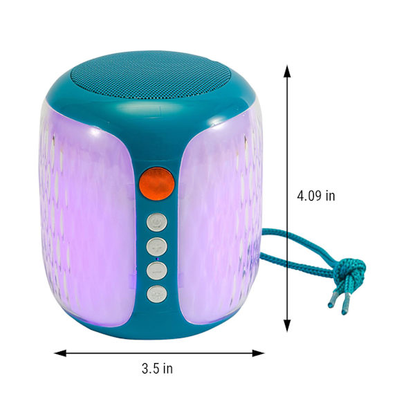 Färgglad trådlös Bluetooth-högtalare, Mini Plug-In-kort Utomhus Sport Bärbar Subwoofer Ljud, Trådlös Stereo Parning 20240239（Grön）