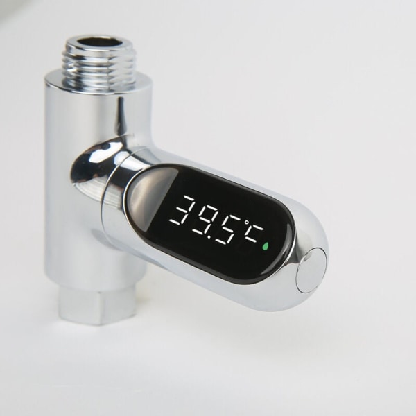ED Display Vatten Dusch Termometer Självförsörjd Vatten Temperatur Monitor Energisnål Mätare Termometer