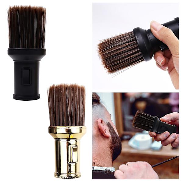 Barberborste Hållbar Hårklippningsborste Ansikte Ta Bort Brutet Hår Hemmabruk Svart（Svart)