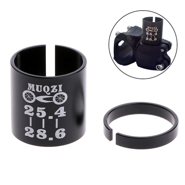 Cykel Framstam Shim Reducer Konvertering Variabel Ring Set 25.4 till 28.6mm