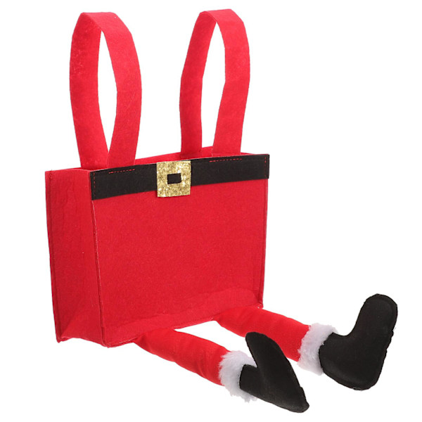 Julegavepose i stoff, godteriinnpakningspose i tegneserie, julegavepose (40,00X18,00X6,00CM, bilde 2)