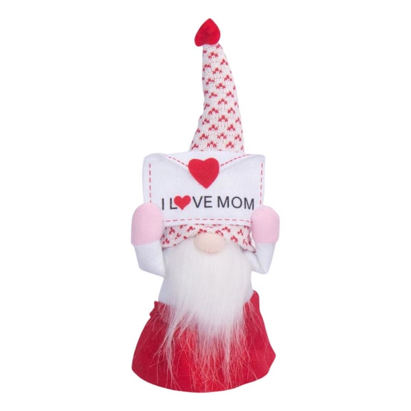 30 cm Gnomes Plys Dukke Strik spids Hat Sød Dukke Hold Love Plys Ornament Mandlige/Kvindelige Type Plys Dværg Dukke Glædelig Jul Dekoration（Kvinder）