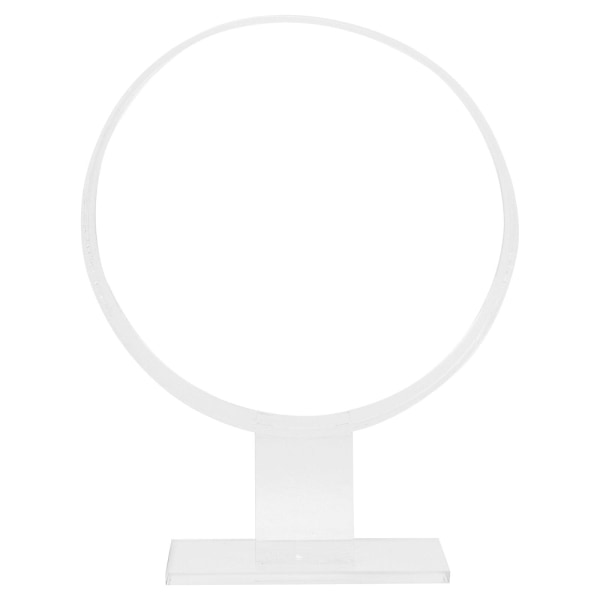 displaystativ i akryl, displaystativ för huvudband, runt displaystativ (17x13,2 cm, transparent färg)