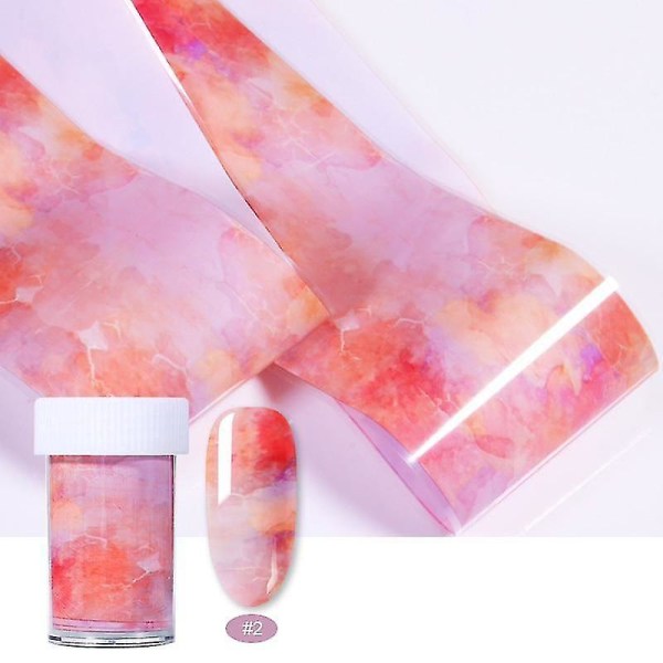 2 200006156 Marble Series Nail Art Transfer Stickers