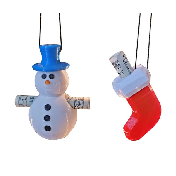 2023 Morsom Julepenger Ornament - Julepynt i Resin