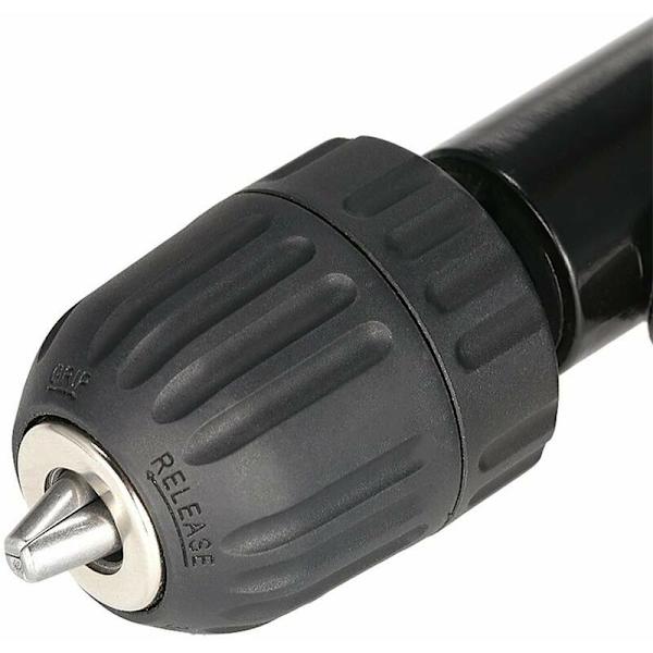 Självspännande 90° rätvinklig chuck, snabbkoppling armbågsborrchuck bits skruvmejsel vinkelhuvud chuck borrchuckadapter rätvinklig borr