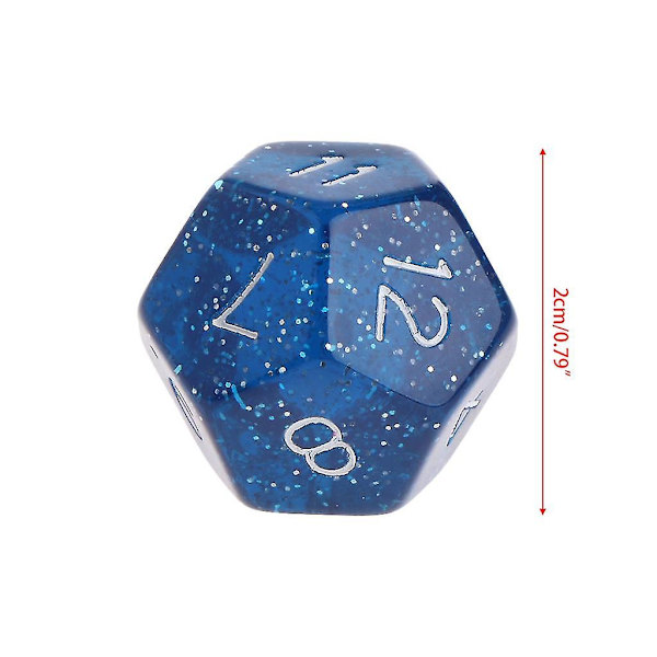12-sidet astrologi stjernetegns terning i akryl for stjernebilde spådomsleker