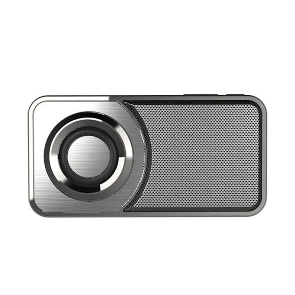 Bluetooth-högtalare Trådlös Bärbar Högtalare Med Stereoljud R-ich Bass Inbyggd Mikrofon FM Radio Högtalare（Grå）