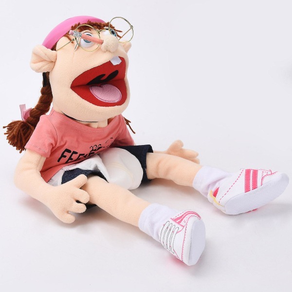 Jeffy Puppet Billig Sml Jeffy Hånddukke Plys Legetøj 23\" Stoppet Dukke Børn Gave