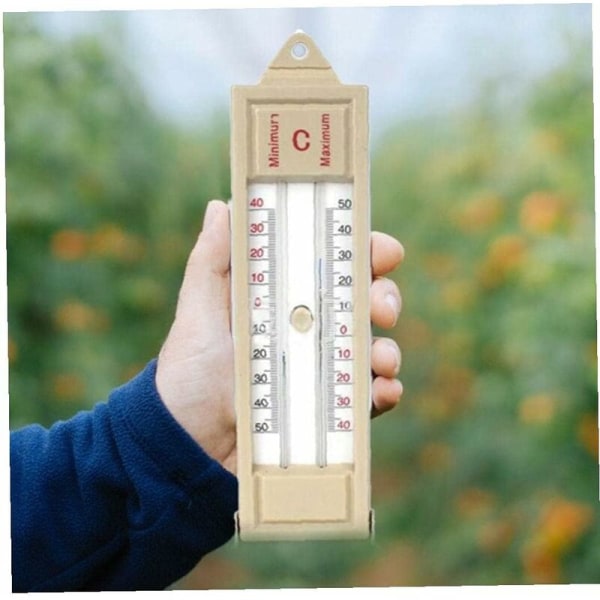 Trädgårdsväxthustermometer Utomhusplantering Max Min Digital termometer för växter Inomhus Utomhus Arbetsplats Utomhustermometer
