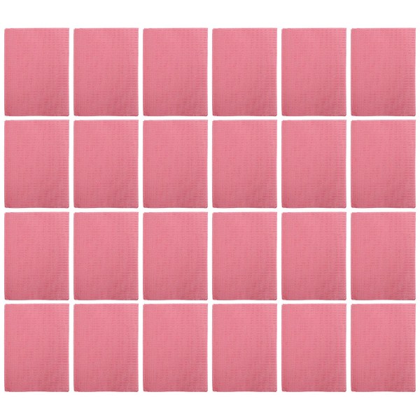 125 stykker engangsbordmåtte vandtæt pude kreativ rengøringspude (45X33,5 cm, pink)