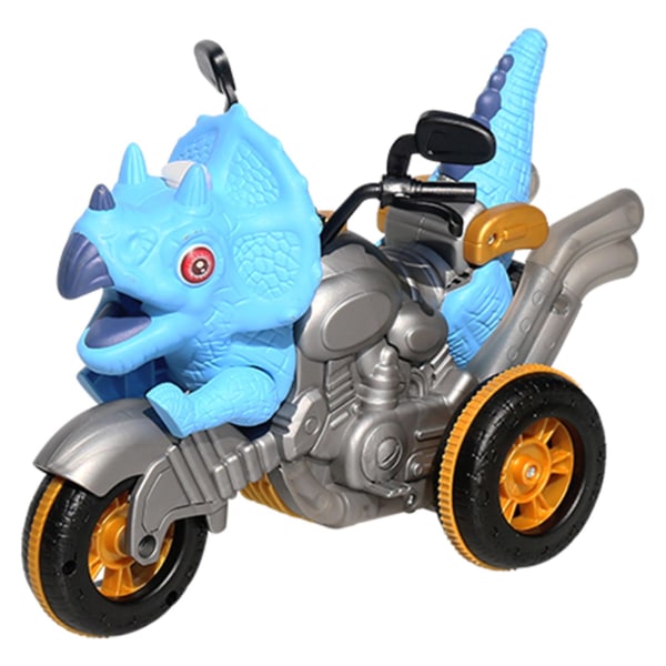 Deformation Car Toys Boys Gifts DIY Fjernbetjening Dinosaur Motorcykel med Lyd og Lys（CM04）