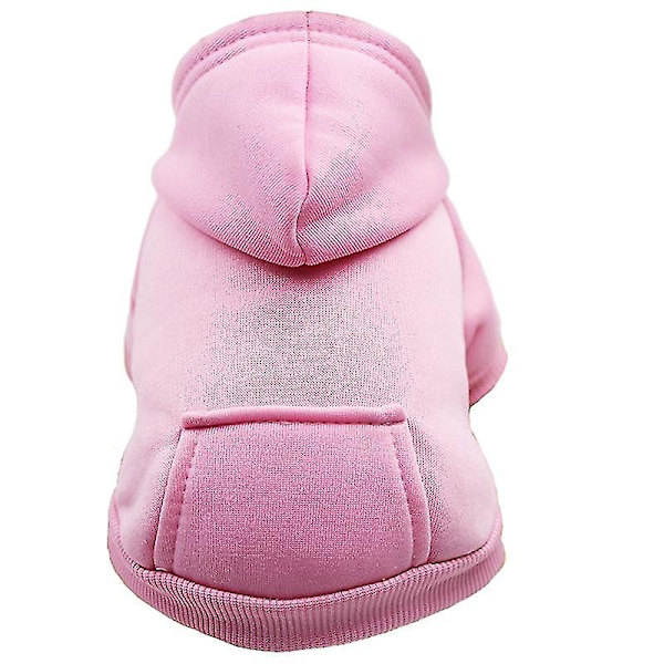 Koiravaatteet Talvi Lemmikki Huppari Bulldog Chihuahua Vaatteet Lemmikkitarvikkeet（l，pink）