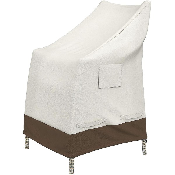 Stable Patio Chairs Cover, Beige + Tan