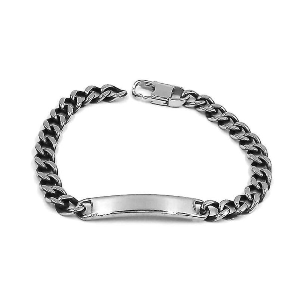 Hvete lenkekjede armbånd mann rustfritt stål smykker viking norse pu