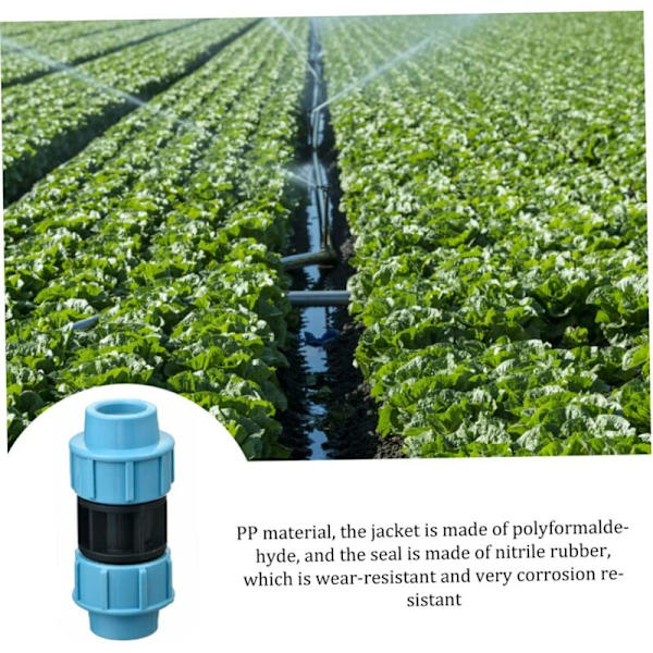 Pp Kompressionskopplingar 20mm Plast Vattenkopplingar Klämventiler Vattenkopplingar Vattenkopplingar Pe Kopplingar Diameter 20 Honkopplingar