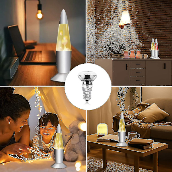 30w E14 R39 Lava Lampe Reflektorpære, Justerbar E14 Sockel R39 Varmelampe, Ac220-240v4 Pakke30w E14 R39 Lava Lampe Reflektorpære, Justerbar E14 Sockel R39 Hea
