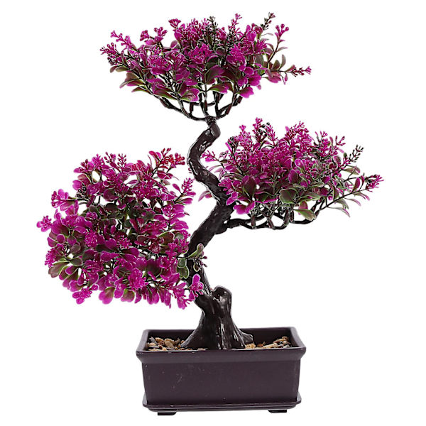 Keinotekoinen ruukkupuu pöydälle keinotekoinen ruukkupuu bonsai kodin sisustus (36X32CM, kuten kuvassa)