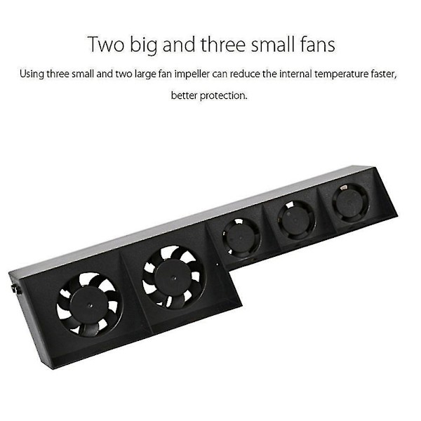 Ps4 kylfläkt, Usb extern kylare Ps4 värd kylfläkt temperaturkontroll
