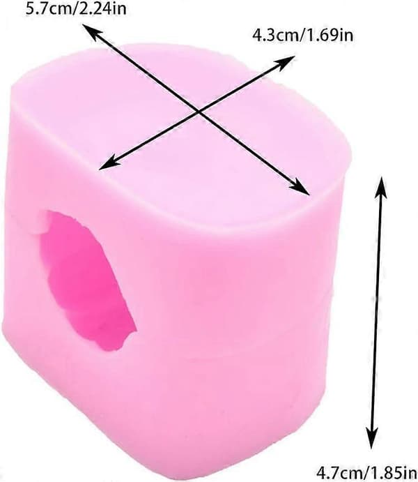 4 par 3D pumpa kakformar, mini pumpa silikonformar Halloween geléformar