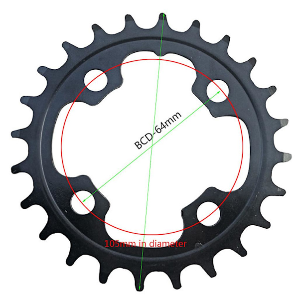 7-11 hastighetsdrev Mtb 64bcd Mtb vevdrev